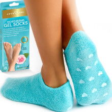 Vochtinbrengende Sokken - Premium Gel Silicone Aloe Voet Spa Sokken (Tot Maat 8.5) Met Vitamine E & Jojoba Olie
