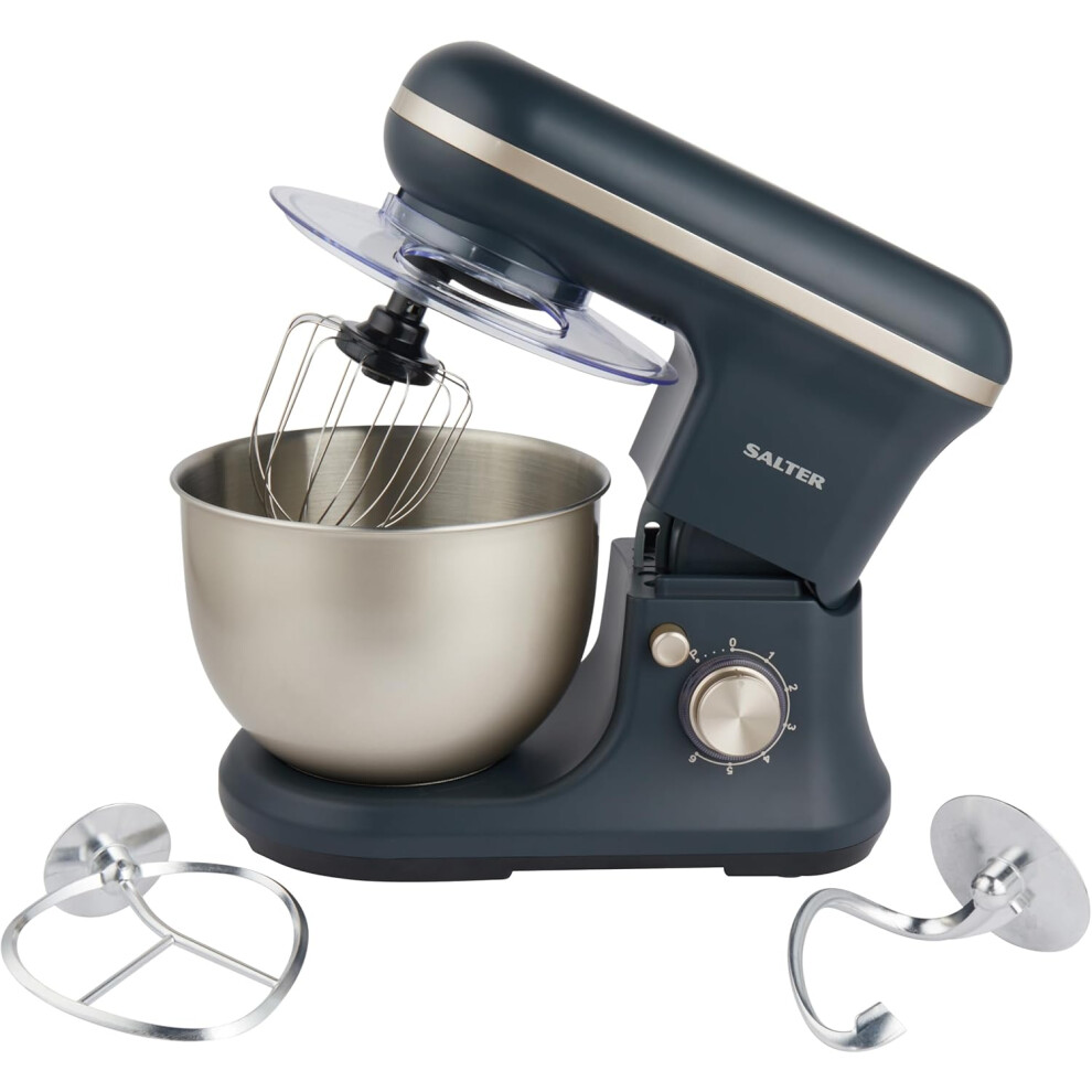 (Marino, Stand Mixer) Baking Stand Mixer - 6-Speed KitchenAid Mixer with Pulse, 5L Stainless Steel Mixing Bowl, Removable Splash Guard, Whisk, Dough and Whisk Attachments
