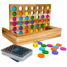 connect More - Social Skills games and Therapy games Multiplayer up to 6 Players 4 in a Row connect game Fostering conversation and Relationship Buil