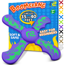 Zwembadspellen en zwembadspeelgoed Foam Boomerang - Kinderboemerang die terugkomt! - Zacht kinderzwembadspeelgoed voor volwassenen en gezinnen - Stra
