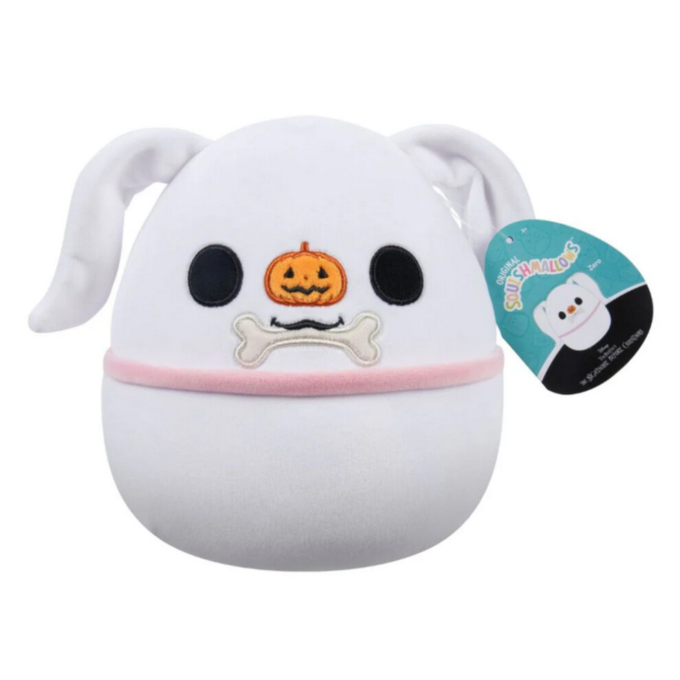 Squishmallows Nightmare Before Christmas Zero w/Bone 8" Plush Soft Toy