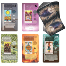 Witchy Cauldron Tarot D?butant Fran?ais Cartes De Tarot Significatives Jeu De Tarot De Mots Cl?s Apprentissage Du Tarot Chakra Plan?te Afirmaci n
