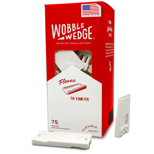 Wobble Wedges Ευέλικτοι Πλαστικοί Σφήνες, 75 Τεμάχια - Φτιαγμένα στις ΗΠΑ