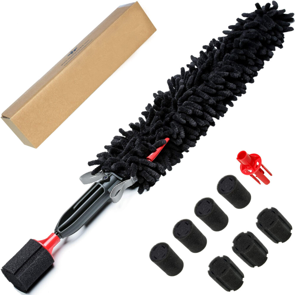 Woollywormit Wheel Brush Car Detailing Kit - Lug Nuts & Wheel Cleaner Car Wash Kit - Car Cleaning Kit - Car Cleaning Supplies - Car Wash Brush Set 752830968363