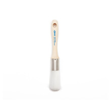 Pincel Redondo Zibra PB100LXR para Superfícies Curvas e Detalhes Ornamentais, 1 in, Branco