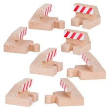 Juego de Bumper Final de Pista Orbrium Compatible con Thomas Brio Chuggington