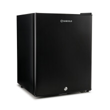 Subcold Aire40 40L Mini Fridge - Black, Thermoelectric, 3-15C, Quiet 40dB, 2 Glass Shelves, Table-Top, AIRE-40-BL