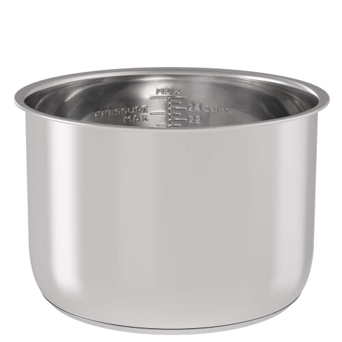 Sicheer Stainless Steel Inner Pot Replacement Insert Liner Accessory Compatible with Ninja Foodi 8 Quart
