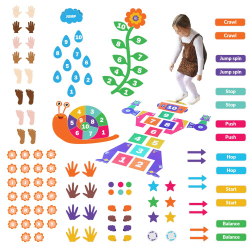 Sensory Path Decals for Floor & Wall | 173 Educational and Interactive ...