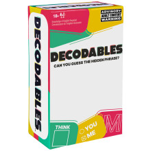 Spin Master Games, Decodables - A Hysterical Adult Party Game, Card Ga