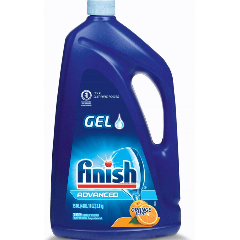 Finish Scent Liquid Gel, Orange Fresh, 75 Ounce