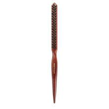 Escova de Cerdas de Javali GranNaturals para Mulheres - Pente com Cauda de Rato para Seccionar Cabelo