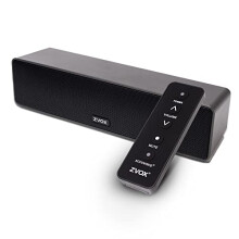 ZVOX AccuVoice AV100 Compact TV Soundbar met 6 Niveaus van Stemversterking, Zwart