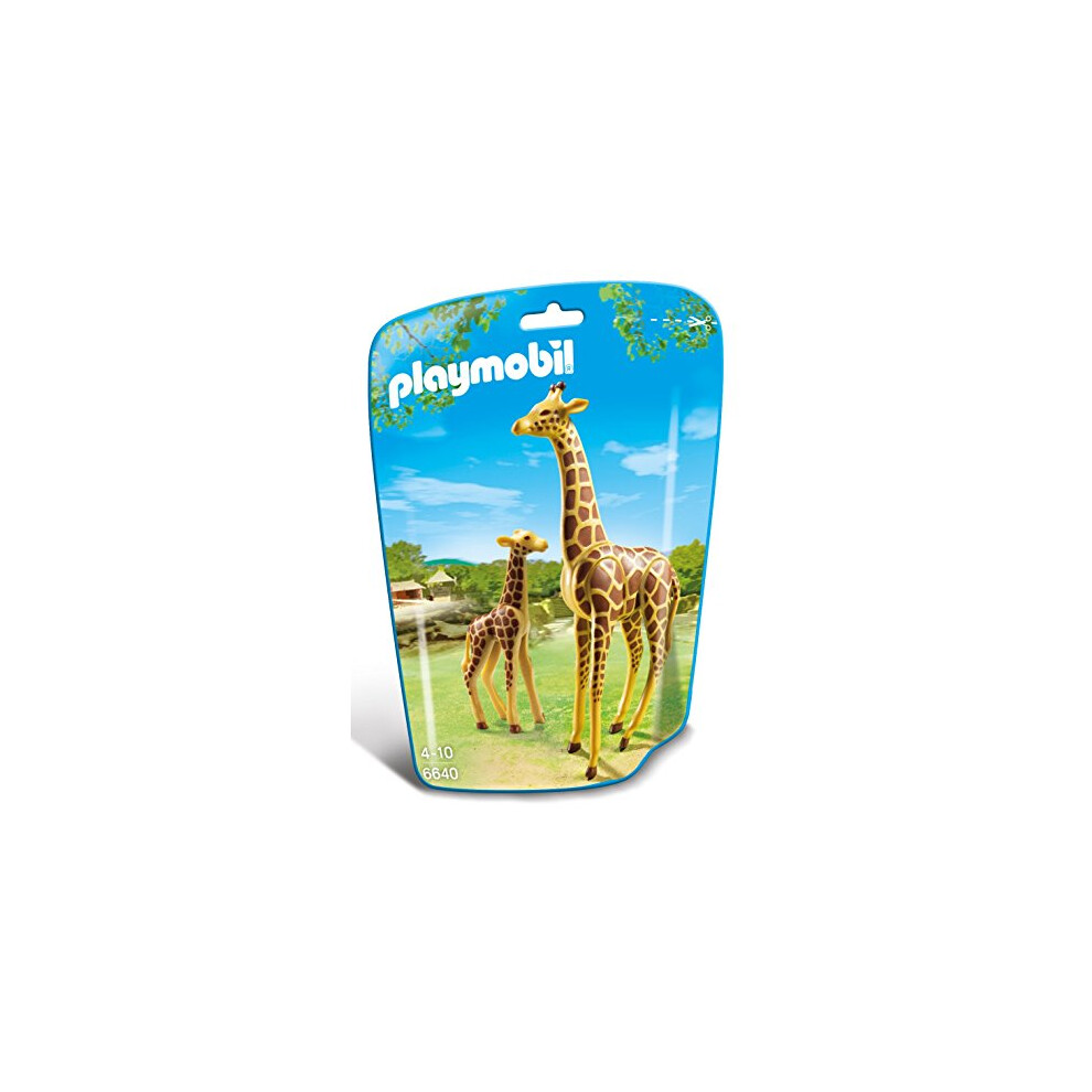 Playmobil Giraffe With Calf Building Kit