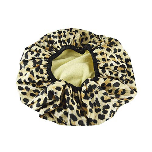 Gorro de Ducha de Nailon Reutilizable, Gorro de Baño Impermeable Reversible para Todo Tipo de Cabello 2