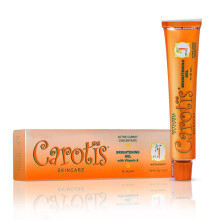 CAROTS Verhelderende gel | 30 g | Donkere vlekken vervagen op: Gezicht Oksel Lichaam Knie? Voeten Handen en egale huidskleur | met wortelolie en alfa