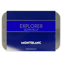 Montblanc Men's Explorer Ultra Blue Grooming Kit Gift Set