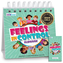 SkillEase Livro de Emoções em Controle, Suprimentos para Canto da Calma, Cartaz de Emoções para Crianças
