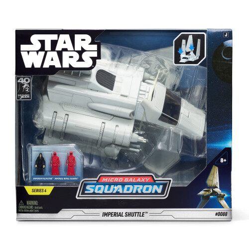 Star Wars STAR WARS Micro Galaxy Squadron Αυτοκίνητο Shuttle - 7-Inch Starship Class με τρεις φιγούρες 1-Inch 1