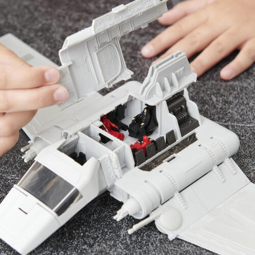 Star Wars STAR WARS Micro Galaxy Squadron Αυτοκίνητο Shuttle - 7-Inch Starship Class με τρεις φιγούρες 1-Inch 2
