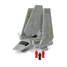 STAR WARS Mikro Galaxy Squadron Imperial Shuttle 7-palcov vozidlo triedy Starship s tromi 1-palcov mi mikrofig rkami a pr slu enstvom