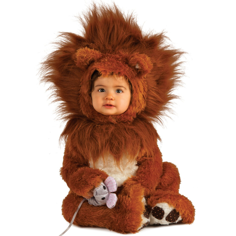 Rubie's Unisex-baby Infant Noah Ark Lion Cub Romper, Brown/Beige, 0-6 Months