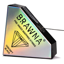 BRAWNA 30M (100 FT) Filo per Mappatura Pre - Inchiostrato per Sopracciglia e Labbra - Stringa Microblading Premium - Nero