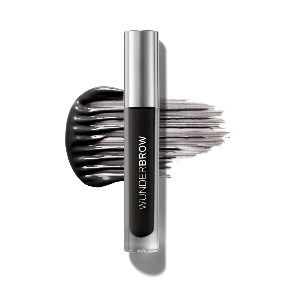 WUNDERBROW Waterproof Eyebrow gel, Jet Black, Vegan and cruelty-Free