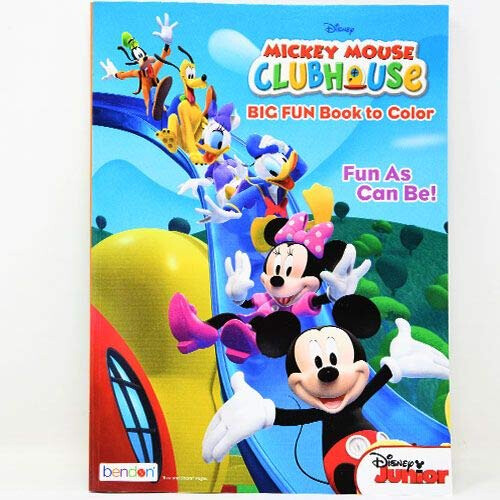 Disney-Malbcher fr Kinder mit Aufkleber  Mickey Mouse 1