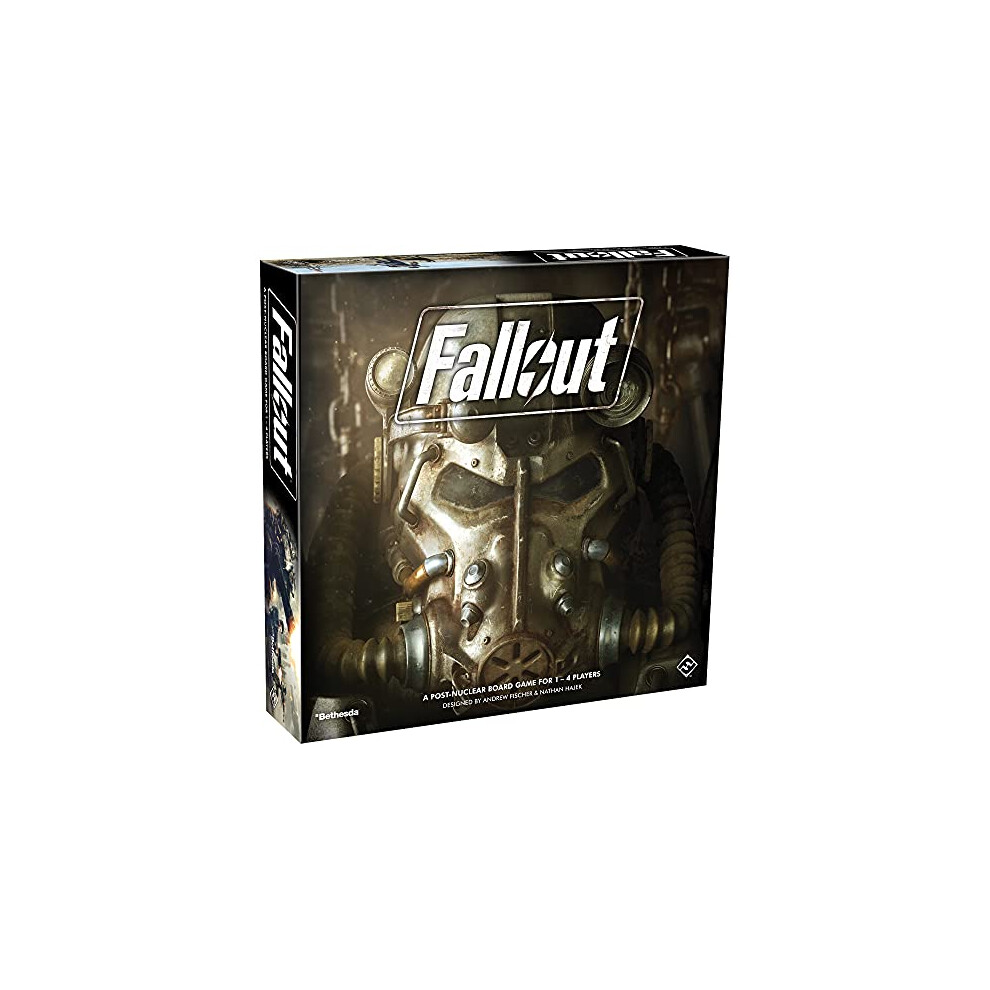 Fallout The Board Game (Base) | Strategy Board Game | Apocalyptic Adventure Game for Adults and Teens | Ages 14 and up | 1 to 4 Players | Average Pla