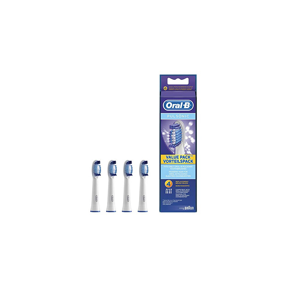 Braun Oral-B SR32-4 Pulsonic Value Pack Replacement Brush Heads 1Pack