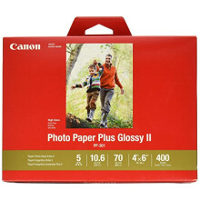 Canon Ink Photo Paper Plus Glossy II 10x15 cm 400 Vellen (1432C007)