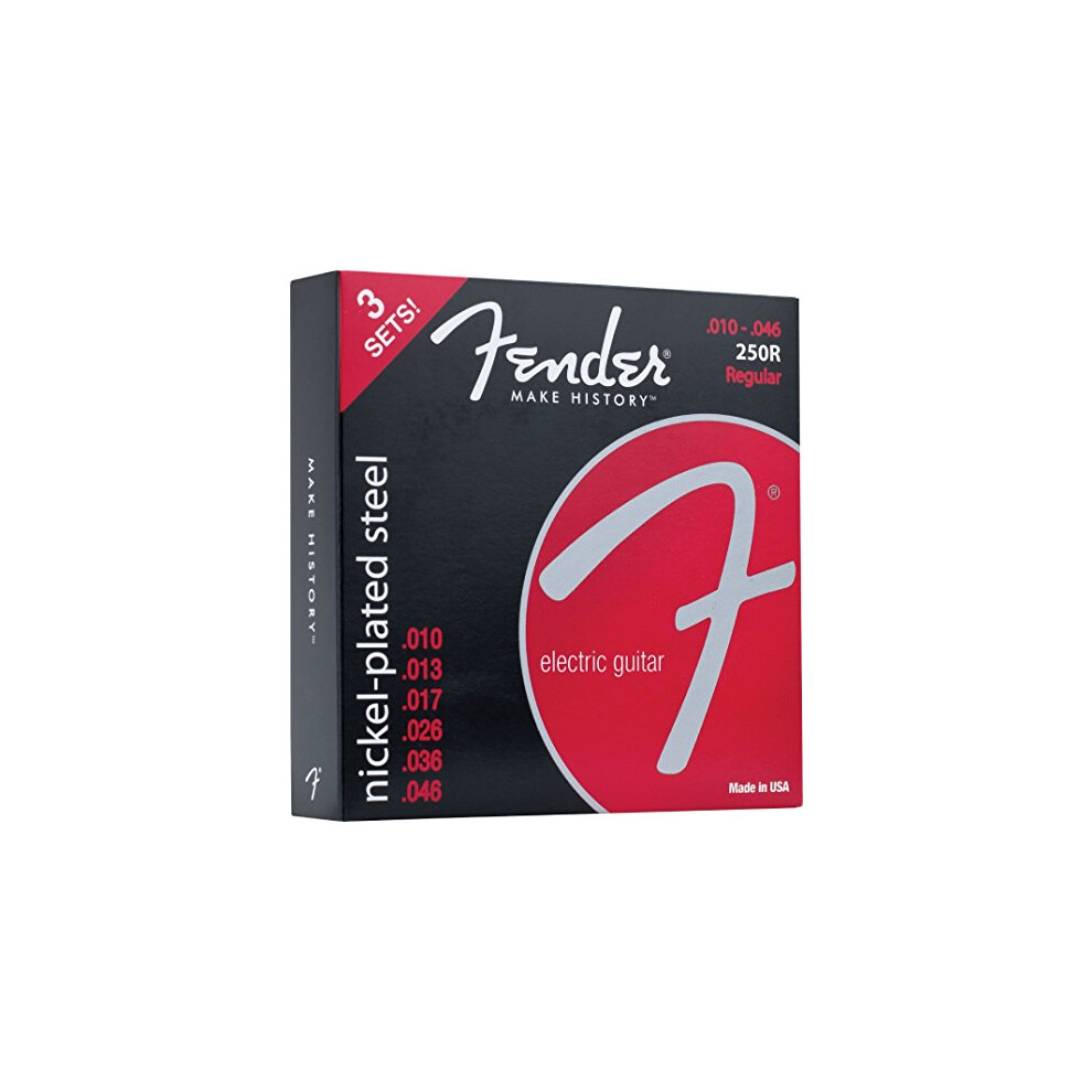 Fender Super 250s Nickel-Plated Steel Strings (3-Pack)