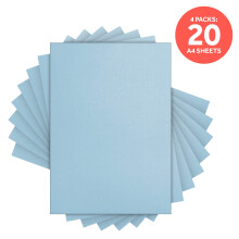 Multipack of 4 Pearlescent Card - Blue Cashmere A4 - 9518E4