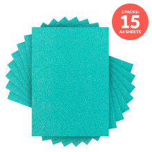 Multipack of 3 Glitter Card - Tropical Tide - A4 - 9950E3
