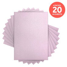 Multipack of 4 Pearlescent Card - Gleaming Lilac A4 - 9504E4