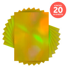 Multipack of 4 Iridescent Mirror Card - Inca Gold - A4 - 9777e4