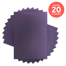Multipack of 4 Mirror Card - Satin Effect -Blue Obsidian - A4 - 9479E4