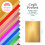 Multipack of 8 Mirror Card - Satin Effect - Honey Gold- A4 -9472E8 6