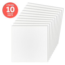 Multipack of 2 - Classic Card - Bright White -12" x 12" - 9137E2
