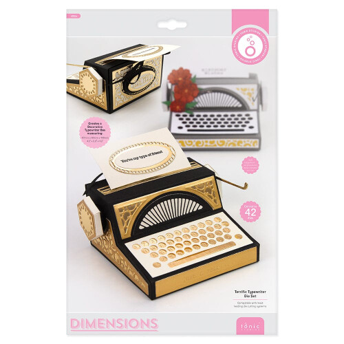 Terrific Typewriter Die Set - 4852E 1