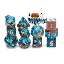 Gate Keeper Games GKGID303 Cube Inclusion Biome Deep Sea Dice - Set of 7