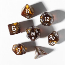 Sirius Dice SDZ001606 Treasure Series Topaz Dice Set, Set of 7