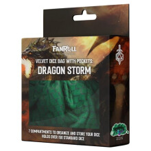 FanRoll by MDG LIC9104 Green Dragon Scales Dice Bag