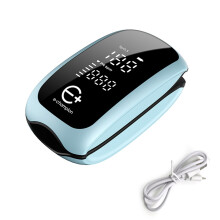 Rechargeable OLED Finger Pulse Oximeter - SpO2 & Heart Rate Monitor, 30+ Hours Battery Life, Portable, Easy-to-Read Display