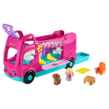 Fisher-Price Little People - Giocattolo per bambini Barbie Little Dreamcamper, set da gioco con musica e luci per giochi di finzione per bambini