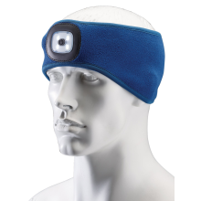 Draper HEAD BAND TORCH - BLUE 95171 95171 Headband with USB Rechargeable LED Torch, 1W, One Size