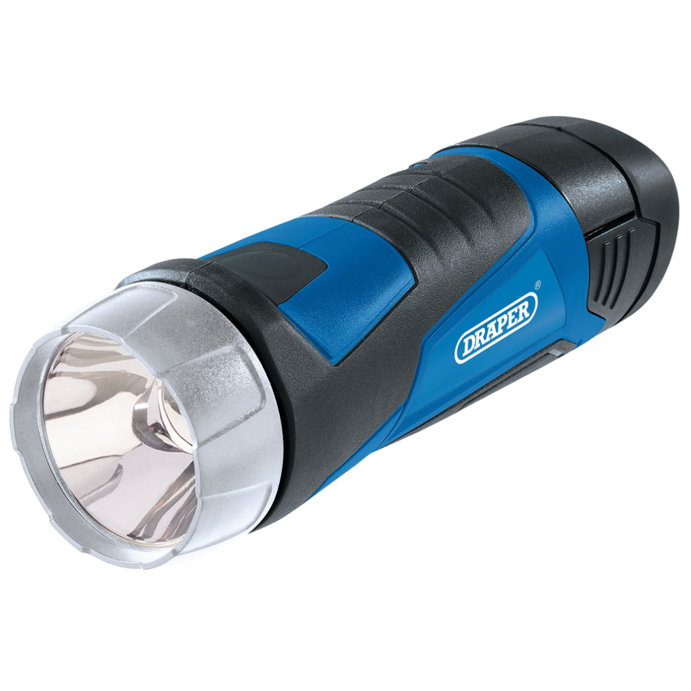 Draper 12V LI MINI TORCH (BARE) 70299 70299 12V LED Torch, 1W, 90 Lumens