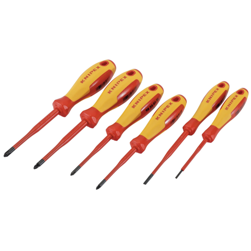Knipex Draper SCREWDRIVER SET 90235 VDE Approved Fully Insulated Screwdriver Set (6 piece)