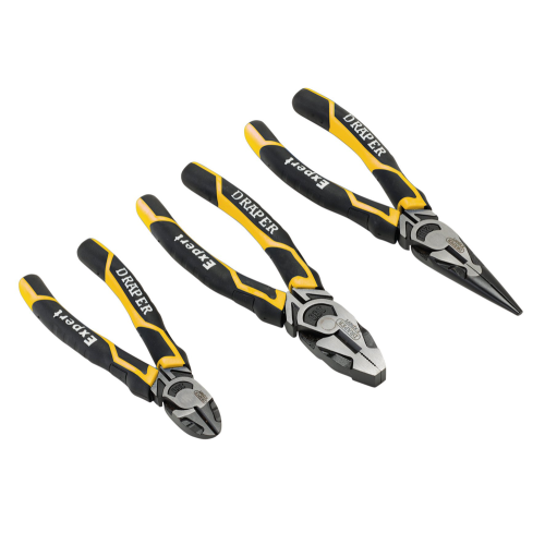 Draper Draper 3PC.HD PLIER SET - YELLOW 28038 28038 High Leverage Plier Set (3 Piece)